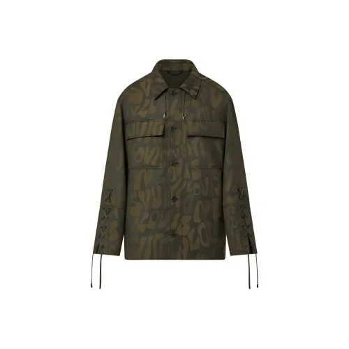 LOUIS VUITTON 2010s Logo print Overshirt