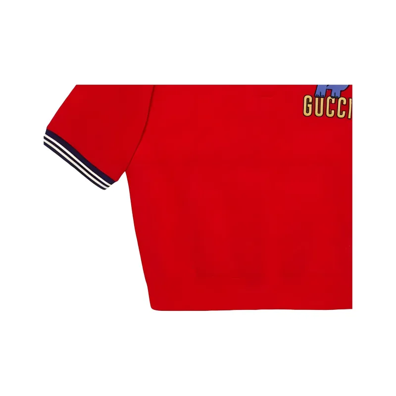 GUCCI FW22 Polo Shirt Men's Red-2