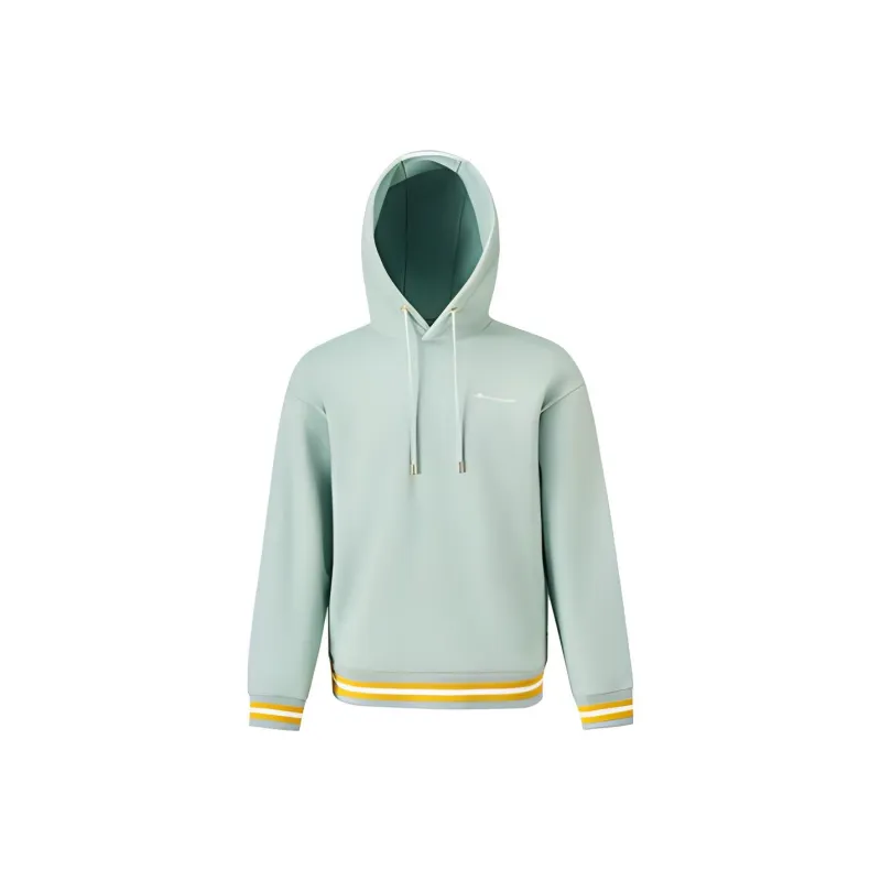 Lining X Moose Knuckles Sweatshirts Unisex Light Green-0
