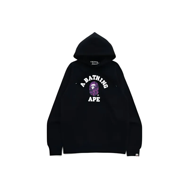 Bape Color Camo College Pullover Hoodie FW21-1