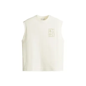 H&M New Year Tank Tops Men Cream/Origin