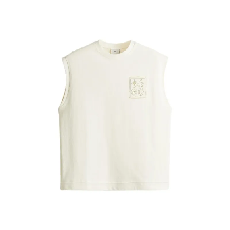H&M New Year Tank Tops Men Cream/Origin-0
