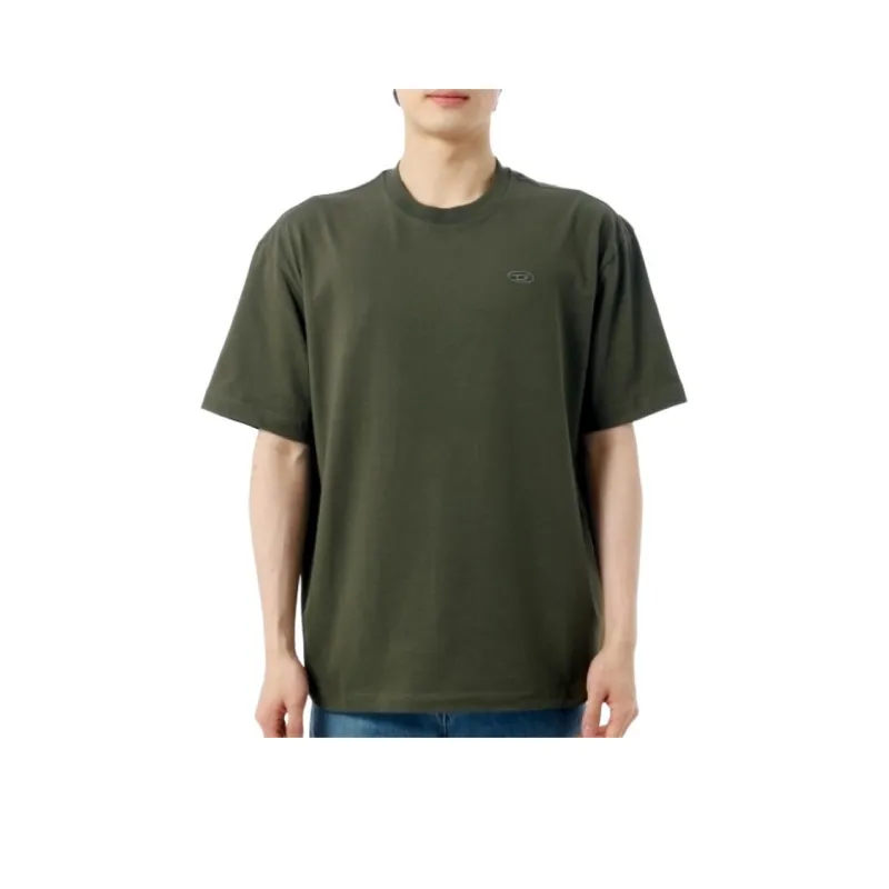 DIESEL SS25 T Shirt Men's Olive Green-0