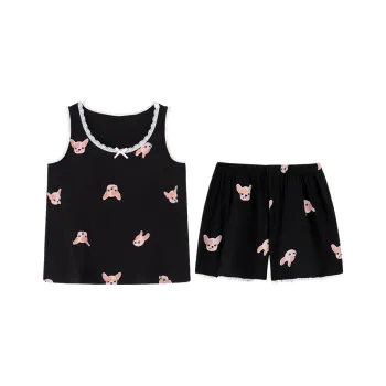 Top Melon Pajama Set Women's Image Color