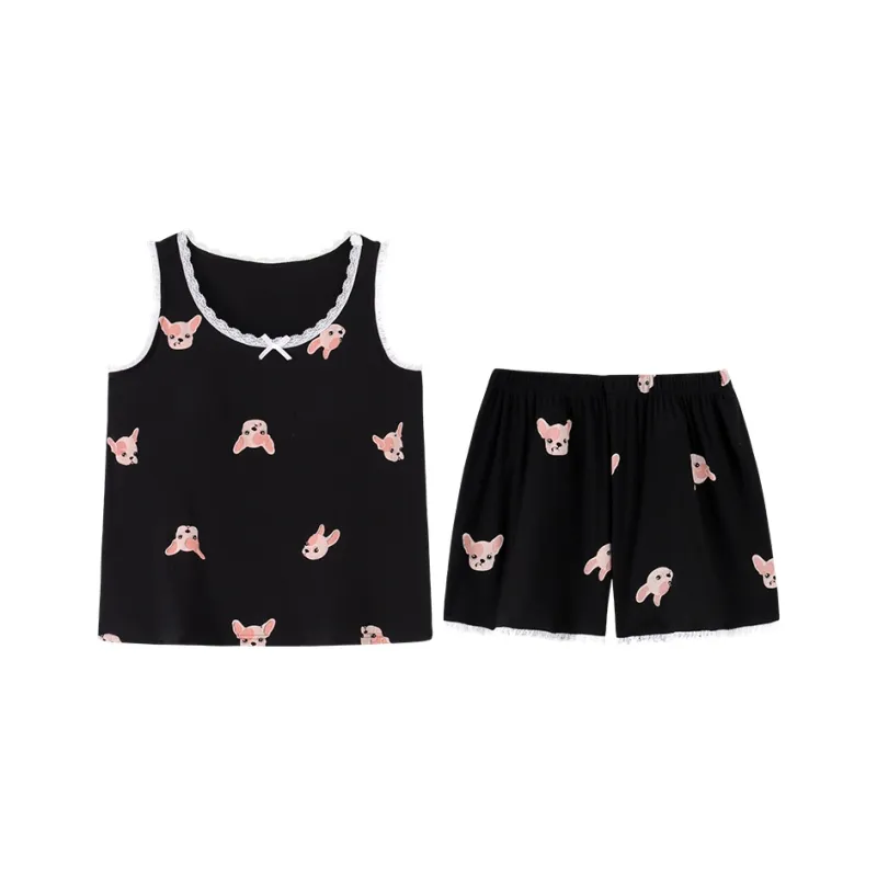 Top Melon Pajama Set Women's Image Color-0