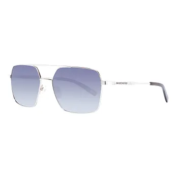 Skechers Metal Aviator Sunglasses Men's Silver