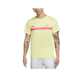 Nike Dri Fit Miler T Shirt Men's Yellow Green