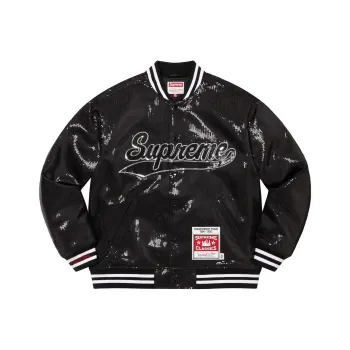 Supreme Mitchell & Ness Sequin Varsity Jacket