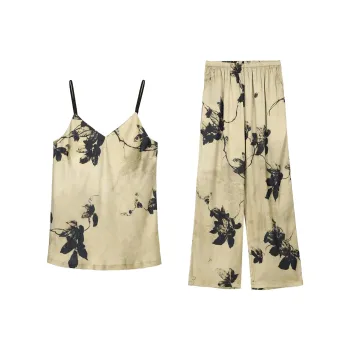 Aannsfam Pajama Set Women's Aqua Jade Green