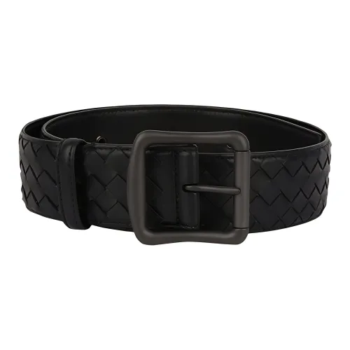 Bottega Veneta Leather Belts Men Black