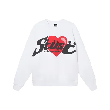 Stussy X Cactus Plant Flea Market Heart Crewneck Sweatshirt
