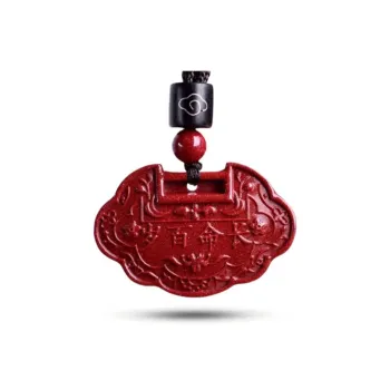 Sima Is Ethereal Cinnabar Jade Pendants Unisex