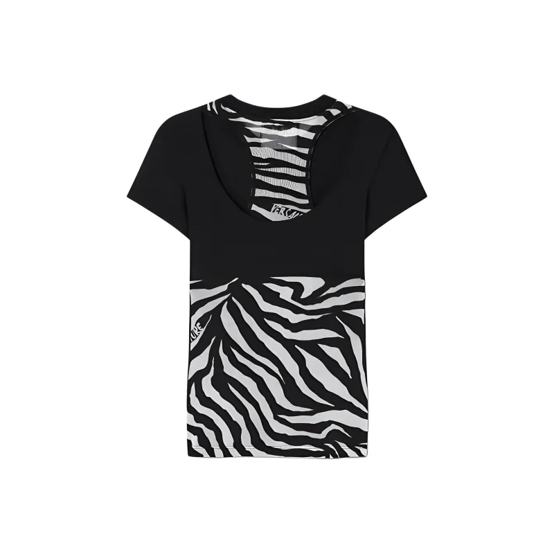 VERSACE Logo print T shirt-1