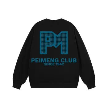 PEIMENG Knitwear Unisex Black
