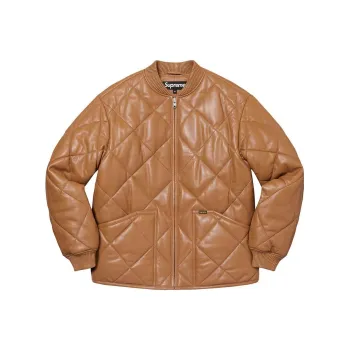 Supreme Quilted Leather Work Jacket