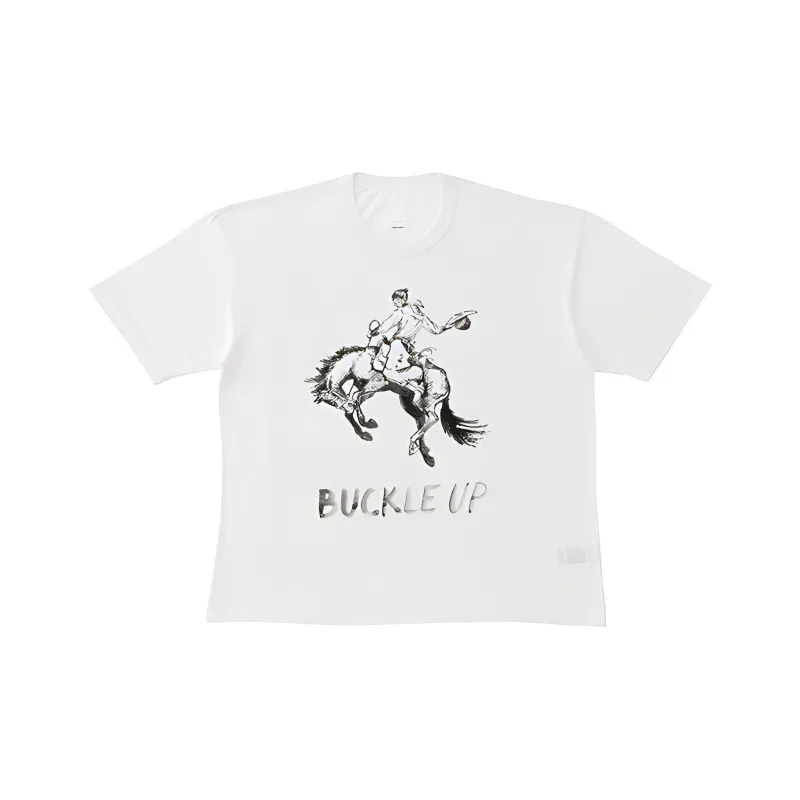 Visvim Jumbo Short Sleeve Buckle Up T Shirt-0