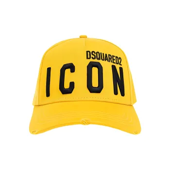 DSQUARED 2 Icon Logo Embroidered Distressed Baseball Cap