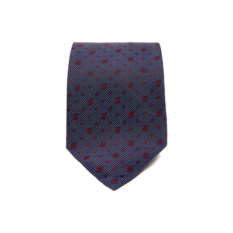 GUCCI Ties Men Purple Polka Dot-1