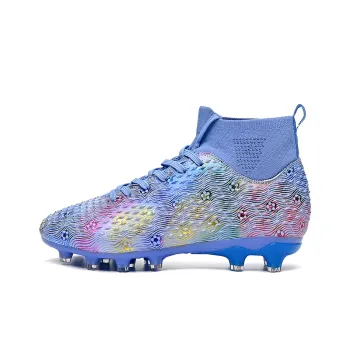 QIUTEXIONG Soft Ground, Natural Ground Cushioning Slip Resistant Waterproof Soccer Shoes Unisex