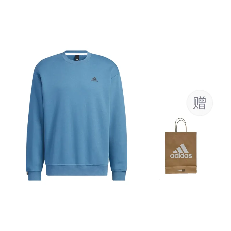 Adidas Sweatshirts Unisex Blue-0