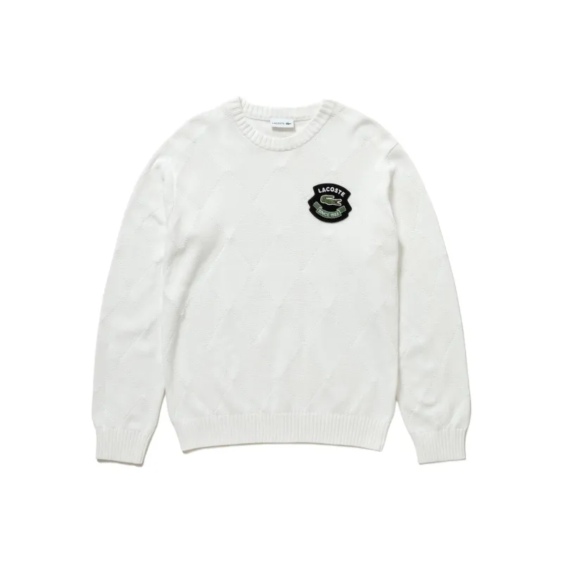 LACOSTE Knitwear Men White-0