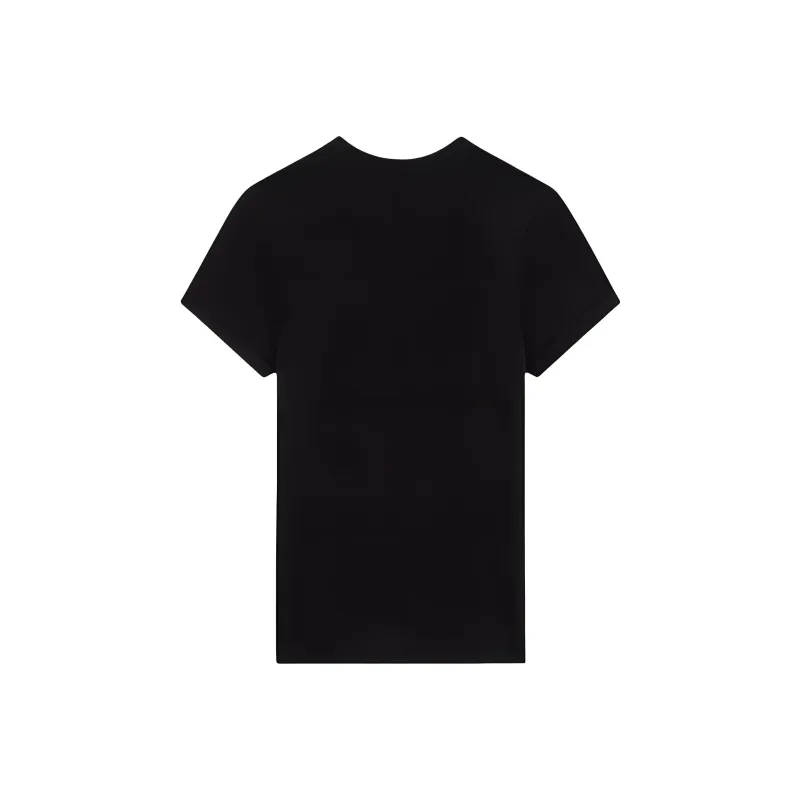 Polo Ralph Lauren Letter Logo Print Crew Neck Pullover Short-Sleeved T-Shirt Women's Black-1