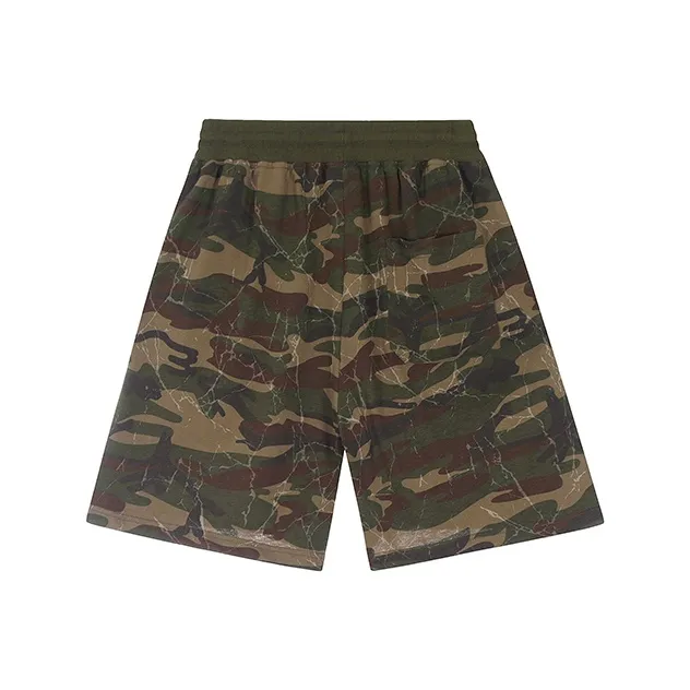 A Chock Casual Shorts Unisex Camouflage-1