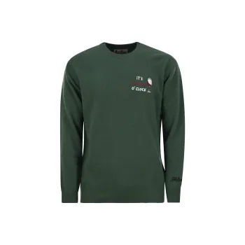 MC2 Saint Barth Heron It's Wine O'clock Embroidered Jumper