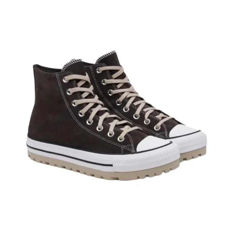 Converse Chuck Taylor All Star Anti Slip Wear Resistant High Top Canvas Shoes Men's Brown-2