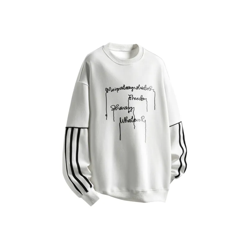 MEIPIN TANG Sweatshirt Unisex Coffee Brown-6