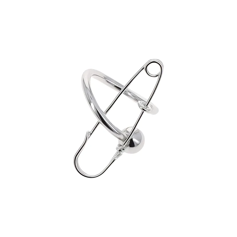 JUSTINE CLENQUET Palladium Plated Brass Metal Rings Unisex Silver-2
