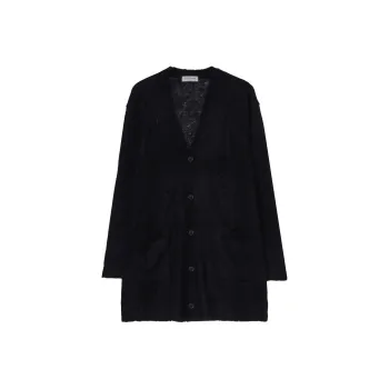 Yohji Yamamoto V Neck Knitted Cardigan