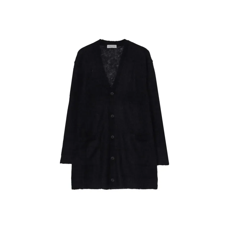 Yohji Yamamoto V-Neck Knitted Cardigan-0