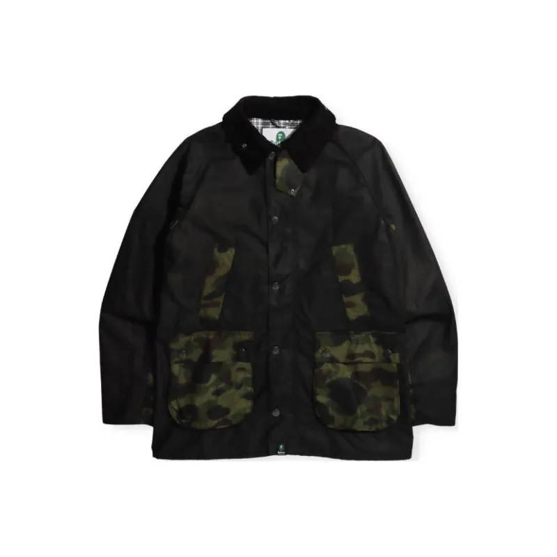 Bape X Barbour 1st Camo Bedale Jacket-0