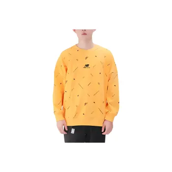 New Balance Sweatshirts Men Yellow