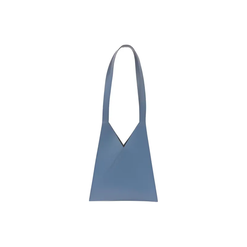 MM6 Maison Margiela Cow Leather Handbag, Shoulder Bag Women's Blue-0