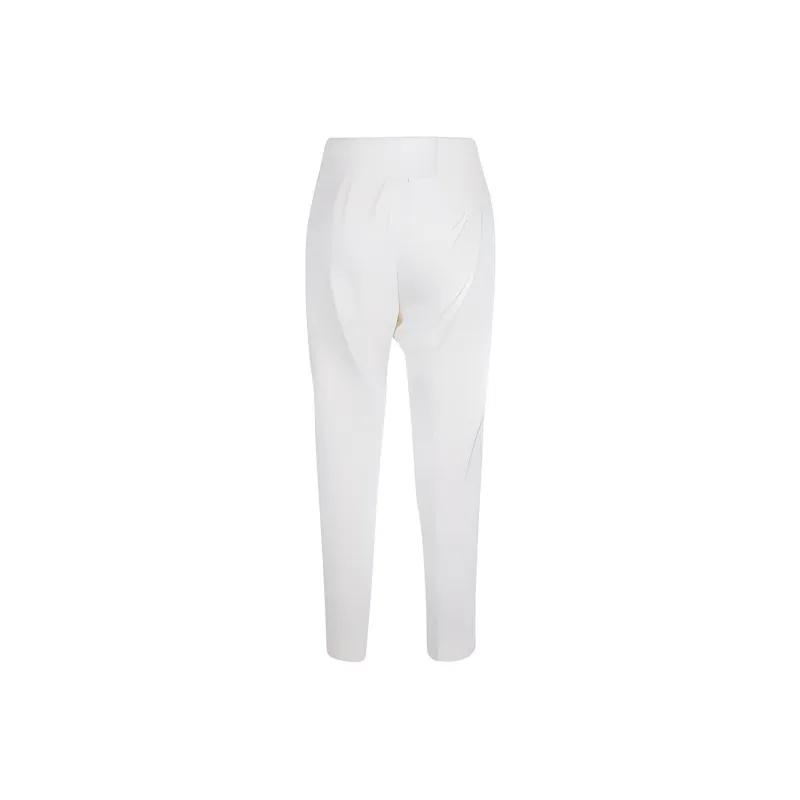 MaxMara Waist Detailed Tapered Trousers-1