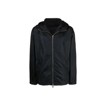 BALMAIN Logo print Hooded Jacket
