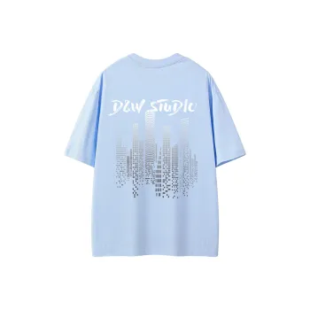 D&W T Shirts Unisex Sky Blue