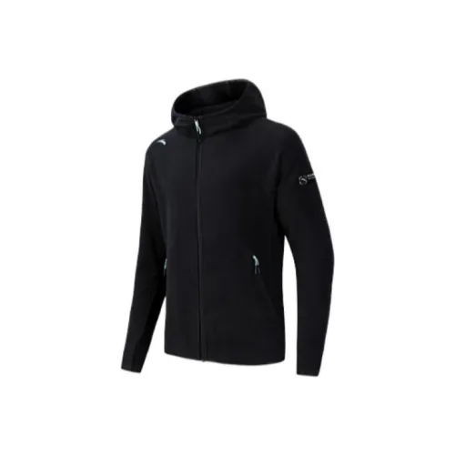 Anta Comprehensive Training Collection Sports Lifestyle Collection Jacket Men's Black