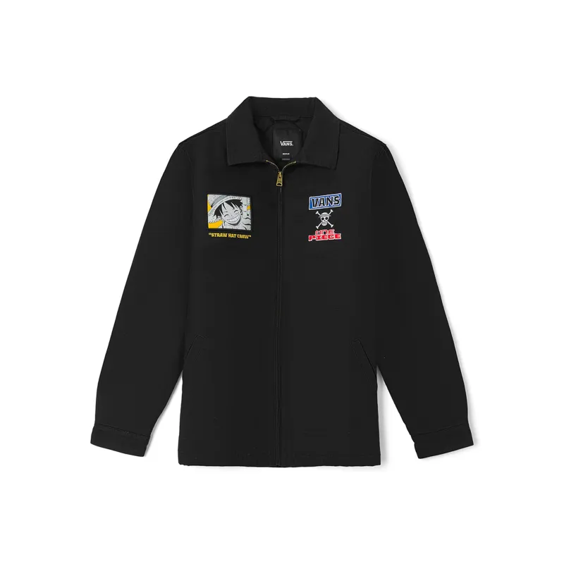 Vans X One Piece King Of Thieves Co Branded Collection Jackets Unisex Black-0