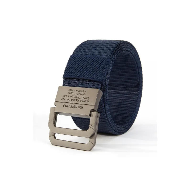 AUGUST HARMONY Imitation Nylon Strap Leather Belts Unisex 3.8-2