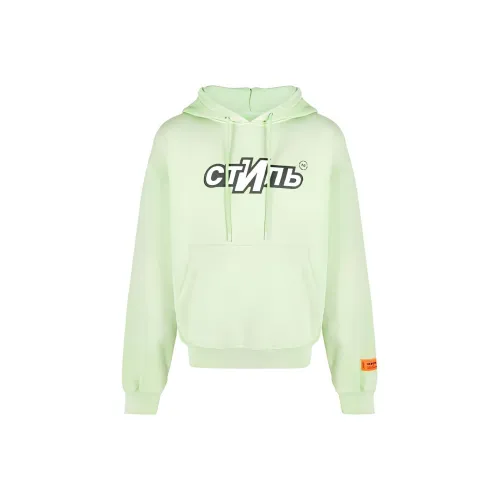 HERON PRESTON Sweatshirts Men Green