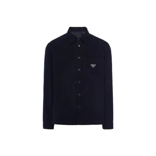 PRADA FW22 Jacket Men's Navy Blue