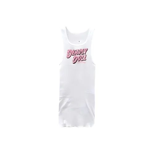 Chrome Hearts x DEADLY DOLL FW24 Tank Tops Unisex White
