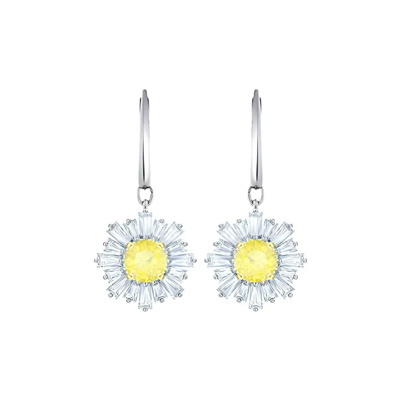 Swarovski Sunshine Earrings Women's White-0