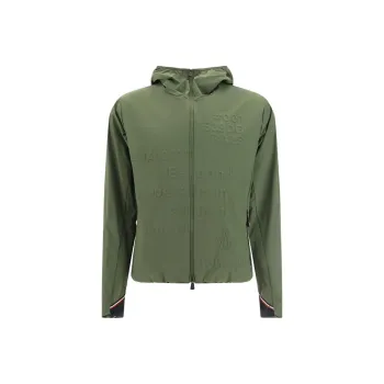 Moncler Grenoble Zip Up Long Sleeved Down Jacket
