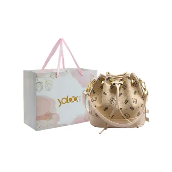 Yalu PU Shoulder Bag, Crossbody Bag, Handbag Unisex White/Pink/Black/Brown