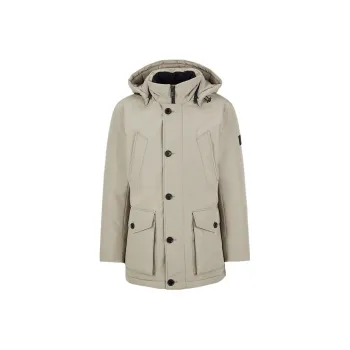 HUGO BOSS Jackets Men Light Gray