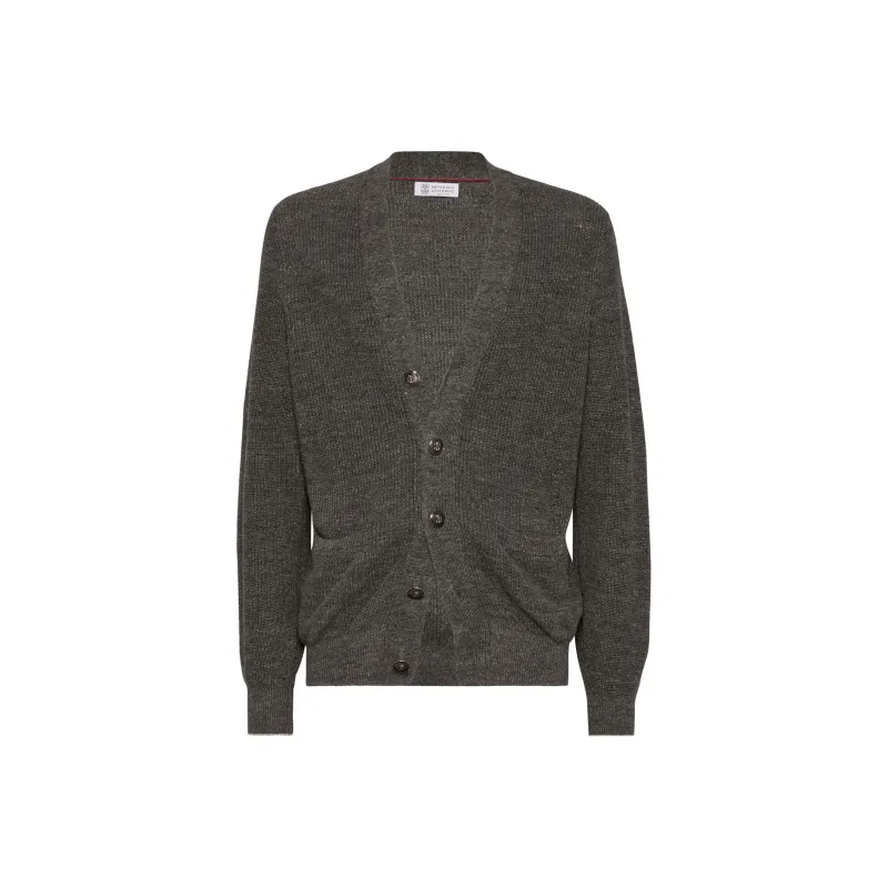 Brunello Cucinelli Long Sleeved Buttoned Cardigan-0